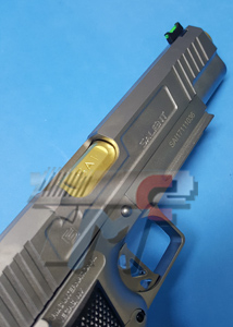 EMG SAI Hi-Capa Gas Blow Back Pistol (5inch) (Silver) - Click Image to Close